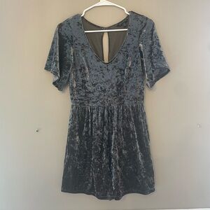 American Eagle Velvet Romper